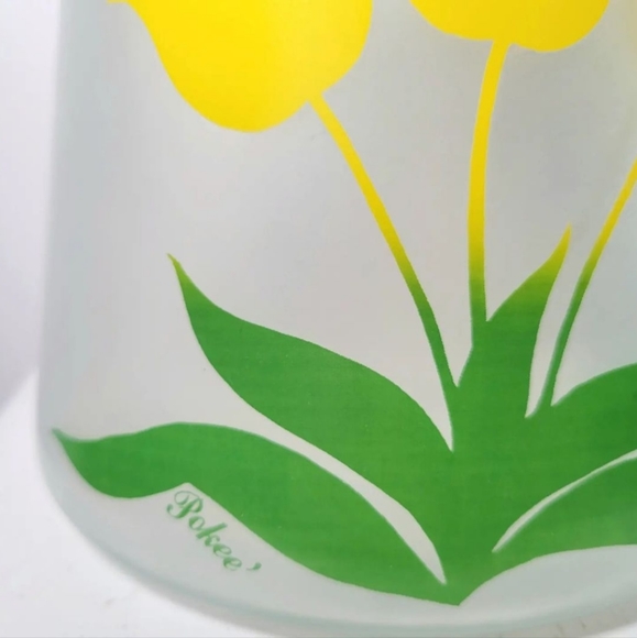 60's Bartlett Collins Tulip Pokee Cookie Jar - Picture 5 of 5